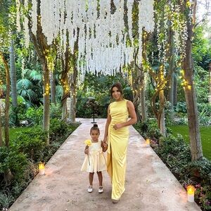 Elegant Yellow Wedding Dress for Women